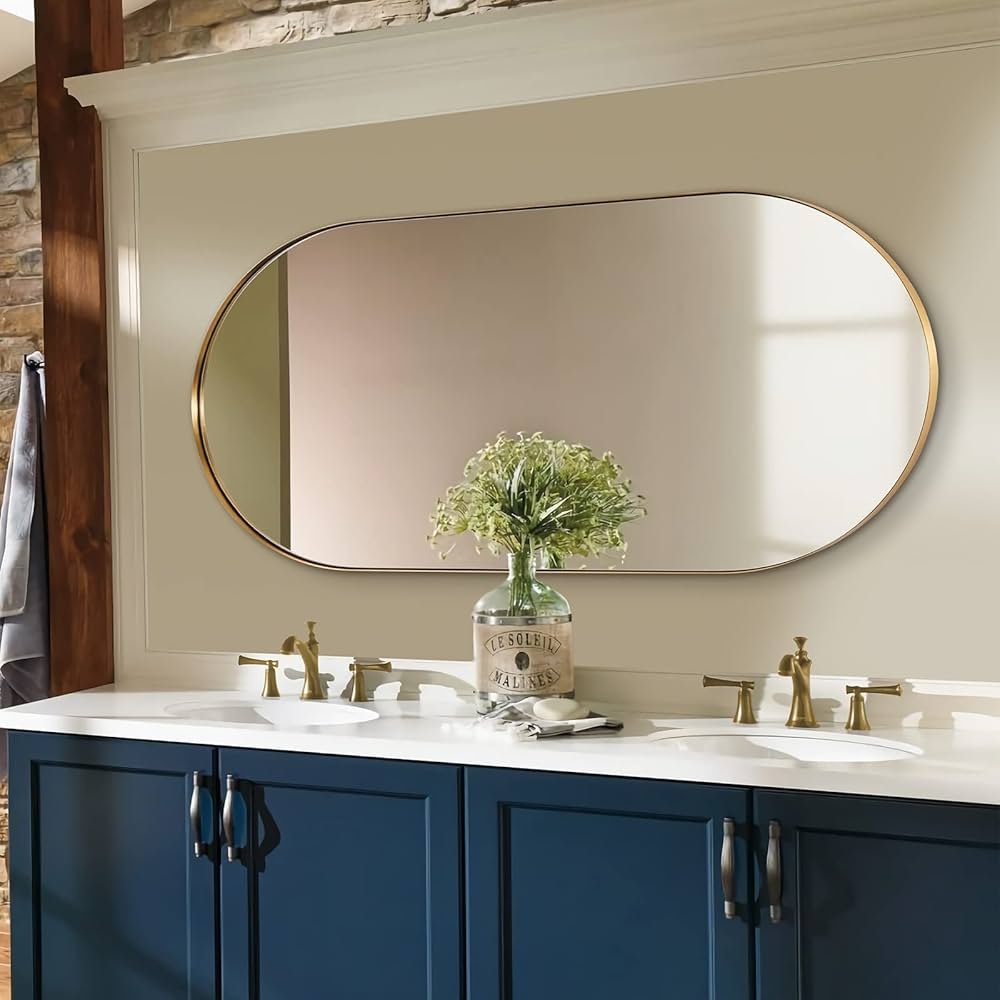 What Size Bathroom Mirror for 60 Inch Vanity