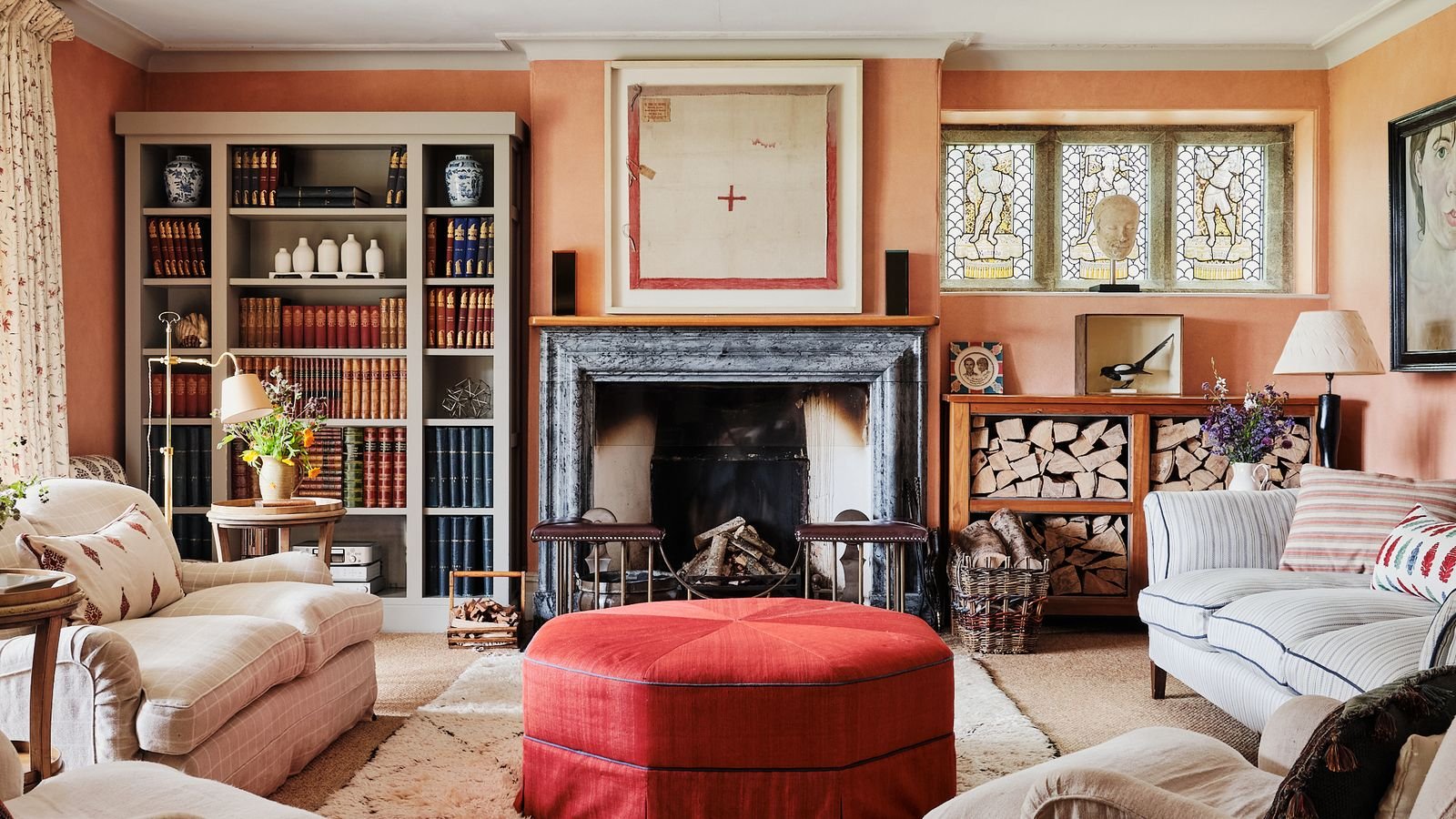Where to Place Ottoman in Living Room