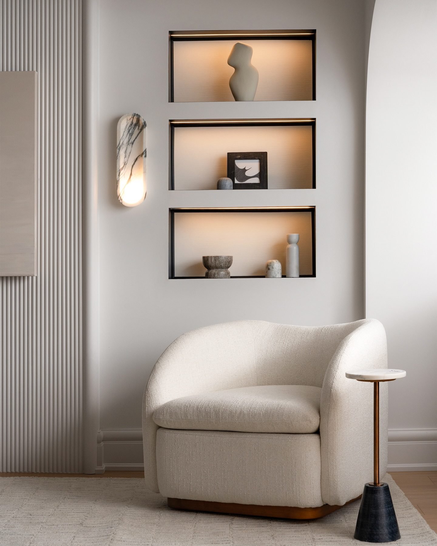 Where to Place Sconce in Living Room Chair