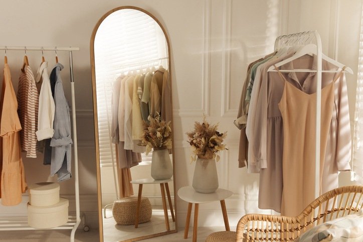 Where to Put Full Length Mirror in Small Bedroom