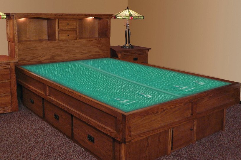 Will Waterbed Crash Through Bedroom Floor
